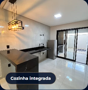 Cozinha integrada à sala e à área externa